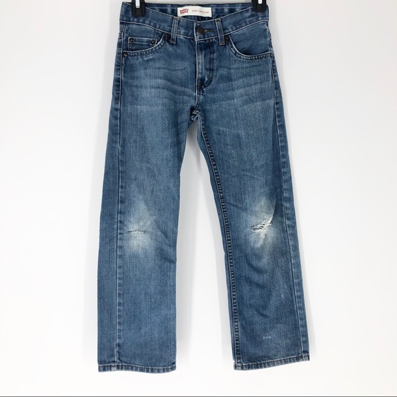 Leviβs 808 Regular Size 10 Distressed Jeans - Picture 1 of 7